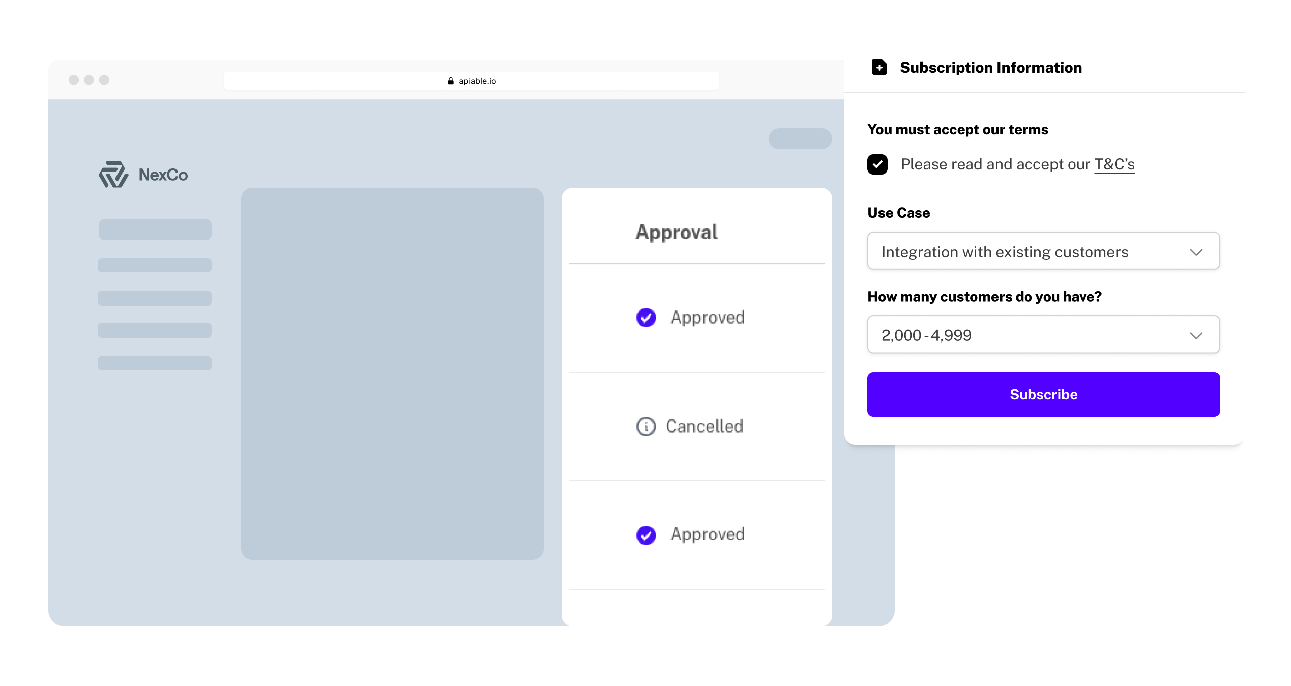 Self-service developer portal onboarding flow